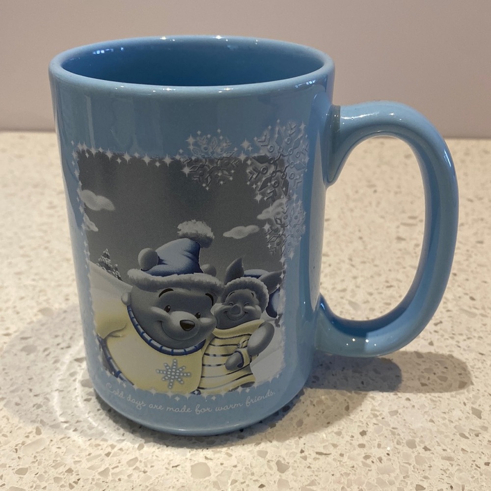 Disney Store Winnie the Pooh “Cold Days are Made for Warm Friends” mug, 2003